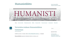 Desktop Screenshot of humanistiliitto.fi